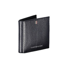 Load image into Gallery viewer, Tommy Hilfiger Elegant Blue Leather Wallet with Contrast Details
