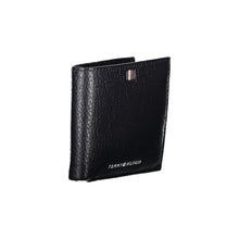 Load image into Gallery viewer, Tommy Hilfiger Elegant Blue Leather Wallet with Contrast Details
