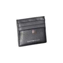 Load image into Gallery viewer, Tommy Hilfiger Sleek Blue Leather Card Holder with Contrast Details
