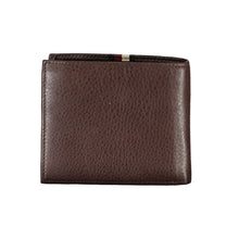 Load image into Gallery viewer, Tommy Hilfiger Elegant Brown Leather Wallet with Modern Contrast
