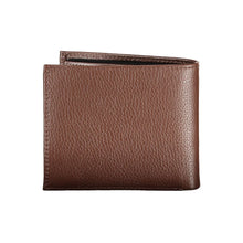 Load image into Gallery viewer, Tommy Hilfiger Sleek Brown Leather Wallet with Contrast Details
