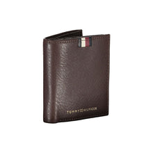 Load image into Gallery viewer, Tommy Hilfiger Elegant Brown Leather Bi-Fold Wallet
