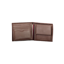 Load image into Gallery viewer, Tommy Hilfiger Elegant Brown Leather Bifold Wallet
