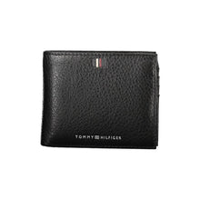 Load image into Gallery viewer, Tommy Hilfiger Sleek Black Leather Wallet with Ample Storage
