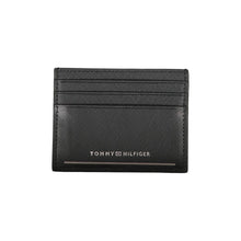 Load image into Gallery viewer, Tommy Hilfiger Sleek Black Leather Card Holder with Contrast Details
