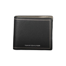 Load image into Gallery viewer, Tommy Hilfiger Elegant Black Leather Bifold Wallet
