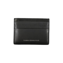 Load image into Gallery viewer, Tommy Hilfiger Chic Black Leather Card Holder with Contrast Detailing
