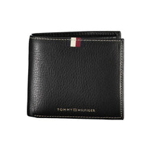 Load image into Gallery viewer, Tommy Hilfiger Elevated Black Leather Wallet with Coin Purse
