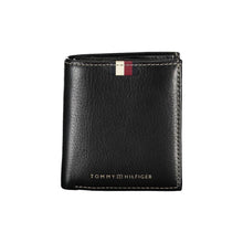 Load image into Gallery viewer, Tommy Hilfiger Elegant Black Leather Bifold Wallet

