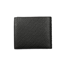 Load image into Gallery viewer, Tommy Hilfiger Elegant Black Leather Wallet with Multi-Compartments
