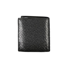 Load image into Gallery viewer, Tommy Hilfiger Sleek Black Leather Dual-Compartment Wallet
