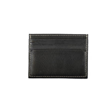 Load image into Gallery viewer, Tommy Hilfiger Sleek Black Leather Card Holder with Contrast Detail

