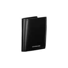 Load image into Gallery viewer, Tommy Hilfiger Elegant Black Leather Bifold Men&#39;s Wallet
