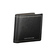 Load image into Gallery viewer, Tommy Hilfiger Elegant Black Leather Bifold Wallet
