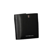 Load image into Gallery viewer, Tommy Hilfiger Sleek Black Leather Wallet with Ample Storage
