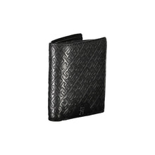 Load image into Gallery viewer, Tommy Hilfiger Sleek Black Leather Dual-Compartment Wallet
