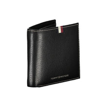 Load image into Gallery viewer, Tommy Hilfiger Elevated Black Leather Wallet with Coin Purse
