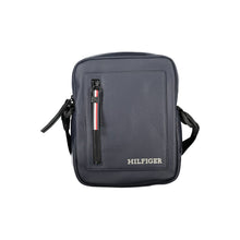 Load image into Gallery viewer, Tommy Hilfiger Sleek Blue Shoulder Bag with Zip Closure
