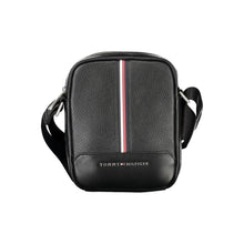 Load image into Gallery viewer, Tommy Hilfiger Elegant Black Shoulder Bag with Contrasting Details
