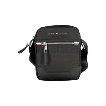 Load image into Gallery viewer, Tommy Hilfiger Elegant Black Contrasting Details Shoulder Bag
