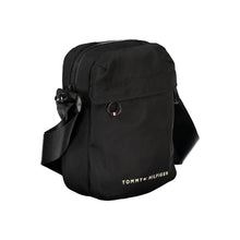 Load image into Gallery viewer, Tommy Hilfiger Sleek Black Contrast Detail Shoulder Bag
