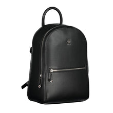 Load image into Gallery viewer, Tommy Hilfiger Chic Black Designer Backpack with Logo Accent
