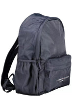 Load image into Gallery viewer, Tommy Hilfiger Sleek Blue Recycled Polyester Backpack
