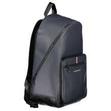 Load image into Gallery viewer, Tommy Hilfiger Elegant Blue Designer Backpack
