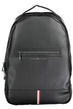 Load image into Gallery viewer, Tommy Hilfiger Sleek Black Contrasting Detail Backpack
