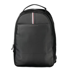 Load image into Gallery viewer, Tommy Hilfiger Elegant Black Backpack with Laptop Holder
