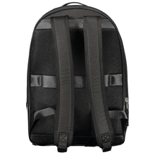 Load image into Gallery viewer, Tommy Hilfiger Elegant Black Laptop Backpack with Contrasting Details
