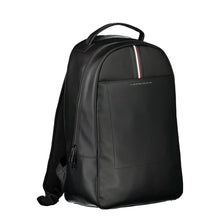 Load image into Gallery viewer, Tommy Hilfiger Elegant Black Backpack with Laptop Holder
