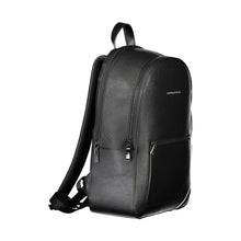 Load image into Gallery viewer, Tommy Hilfiger Elegant Black Urban Backpack with Contrast Details
