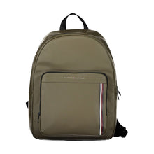 Load image into Gallery viewer, Tommy Hilfiger Elegant Green Laptop Backpack with Logo Detail
