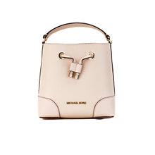 Load image into Gallery viewer, Michael Kors Mercer Small Powder Blush Pebble Leather Bucket Crossbody Bag Purse
