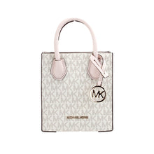 Load image into Gallery viewer, Michael Kors Mercer XS Powder Blush PVC North South Shopper Crossbody Bag
