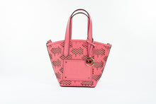 Load image into Gallery viewer, Michael Kors Kimber Small Tea Rose Leather 2-in-1 Zip Tote Messenger Bag Purse
