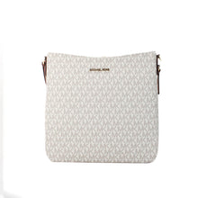 Load image into Gallery viewer, Michael Kors Jet Set Vanilla Pink Signature PVC Large Messenger Crossbody Bag
