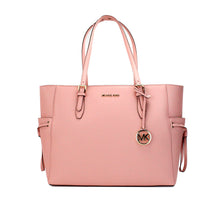 Load image into Gallery viewer, Michael Kors Gilly Large Primrose Leather Drawstring Travel Tote Bag Purse
