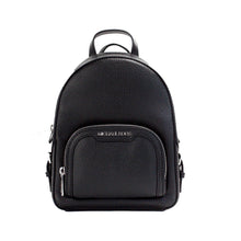 Load image into Gallery viewer, Michael Kors Jaycee Mini XS Black Pebbled Leather Zip Pocket Backpack Bag
