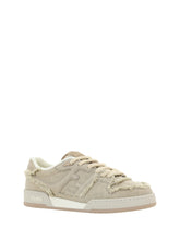 Load image into Gallery viewer, Fendi Sleek Grey Low Top Leather Sneakers
