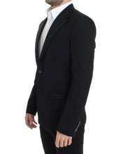 Load image into Gallery viewer, Dolce &amp; Gabbana Black wool slim fit blazer

