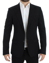 Load image into Gallery viewer, Dolce &amp; Gabbana Black wool slim fit blazer
