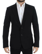 Load image into Gallery viewer, Dolce &amp; Gabbana Black wool slim fit blazer
