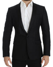 Load image into Gallery viewer, Dolce &amp; Gabbana Black wool MARTINI slim blazer
