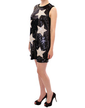 Load image into Gallery viewer, Dolce &amp; Gabbana Swarovski Star-Studded Sequin Mini Dress
