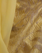 Load image into Gallery viewer, Dolce &amp; Gabbana Yellow lace crystal mini dress
