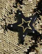 Load image into Gallery viewer, Dolce &amp; Gabbana Masterpiece gold sequined crystal swarovski dress
