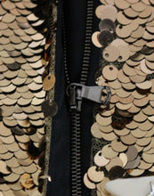 Load image into Gallery viewer, Dolce &amp; Gabbana Masterpiece gold sequined crystal swarovski dress
