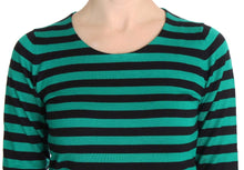 Load image into Gallery viewer, Dolce &amp; Gabbana Elegant Striped Cashmere Silk Sweater
